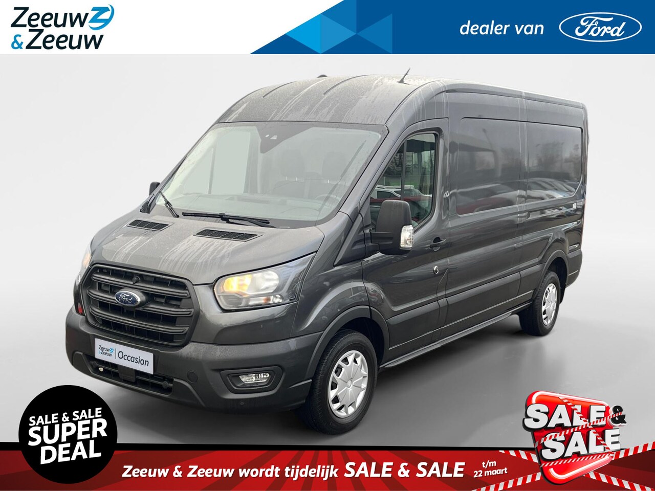 Ford Transit - 330 2.0 TDCI L3H2 Trend 130 pk FWD | Achteruitrijcamera | Parkeersensoren voor en achter | - AutoWereld.nl