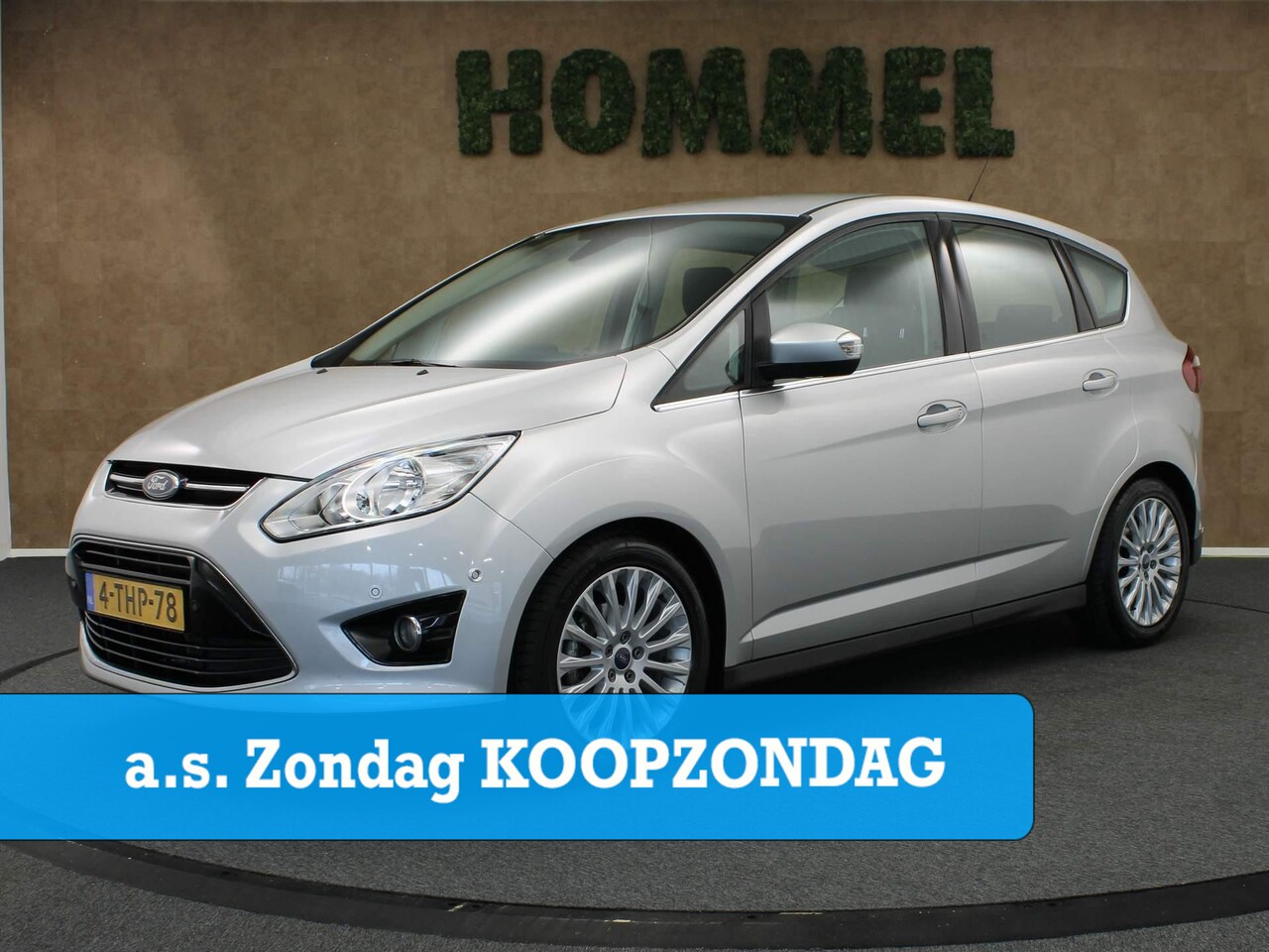 Ford C-Max - 1.0 Lease Titanium - ORIGINEEL NEDERLANDSE AUTO - VASTE TREKHAAK- TREKGEWICHT 1200 KG - NA - AutoWereld.nl