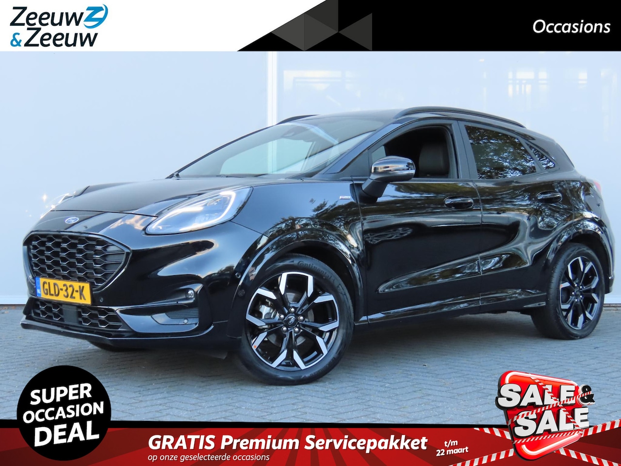 Ford Puma - 1.0 ST-Line X | Full LED | Half/Leder | Navigatie | Camera | Adapt. Cruise Control | - AutoWereld.nl