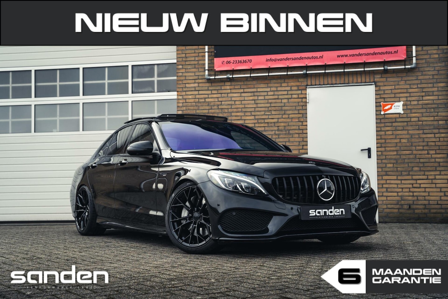 Mercedes-Benz C-klasse - 400 4MATIC AMG|Pano|luchtvering|bom vol!!! - AutoWereld.nl