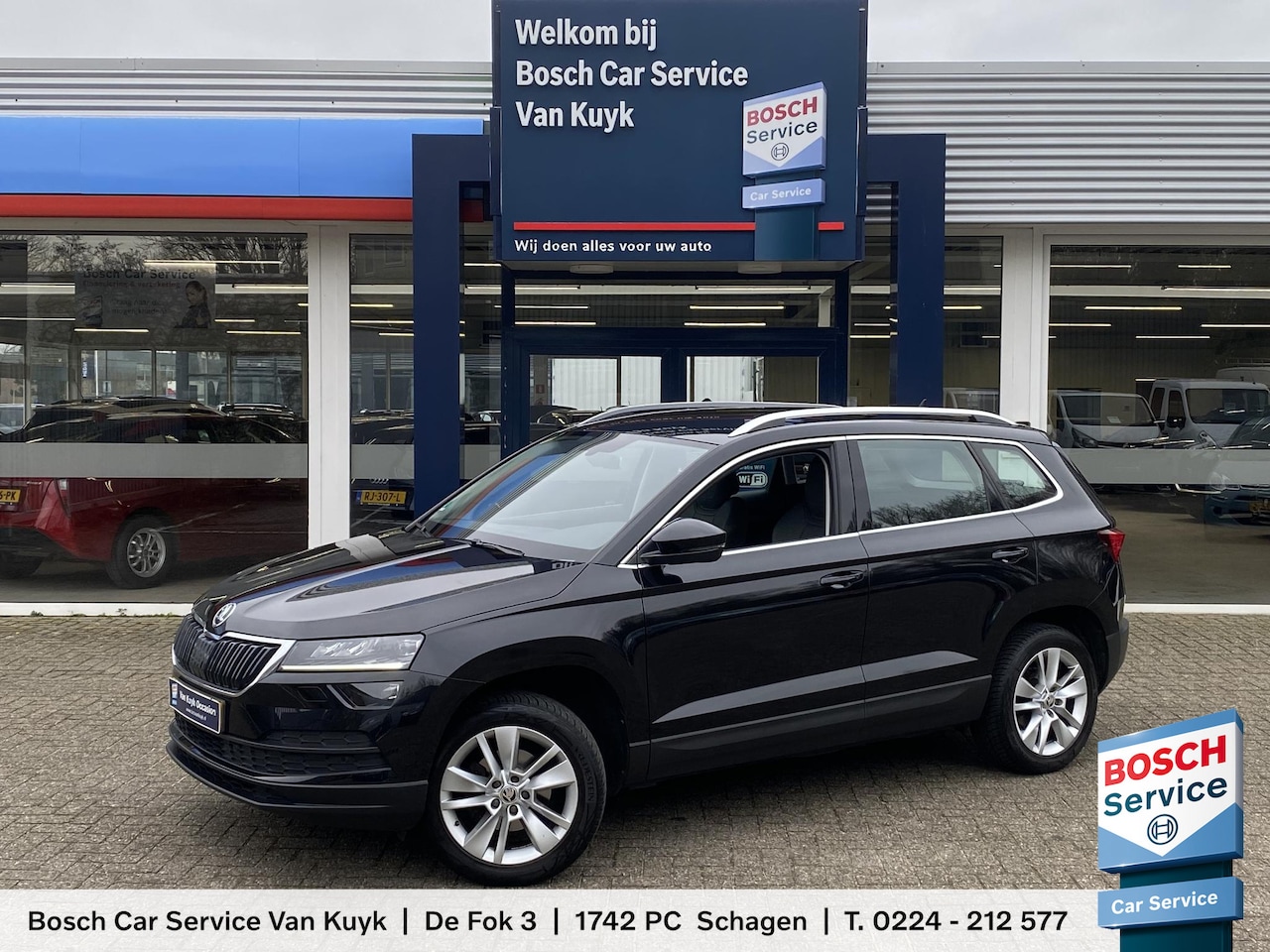 Skoda Karoq - 1.0 TSI Business Edition / NL-Auto / 116 PK / 99.000 KM / 1e-Eigenaar / Vol-Leder / Trekha - AutoWereld.nl