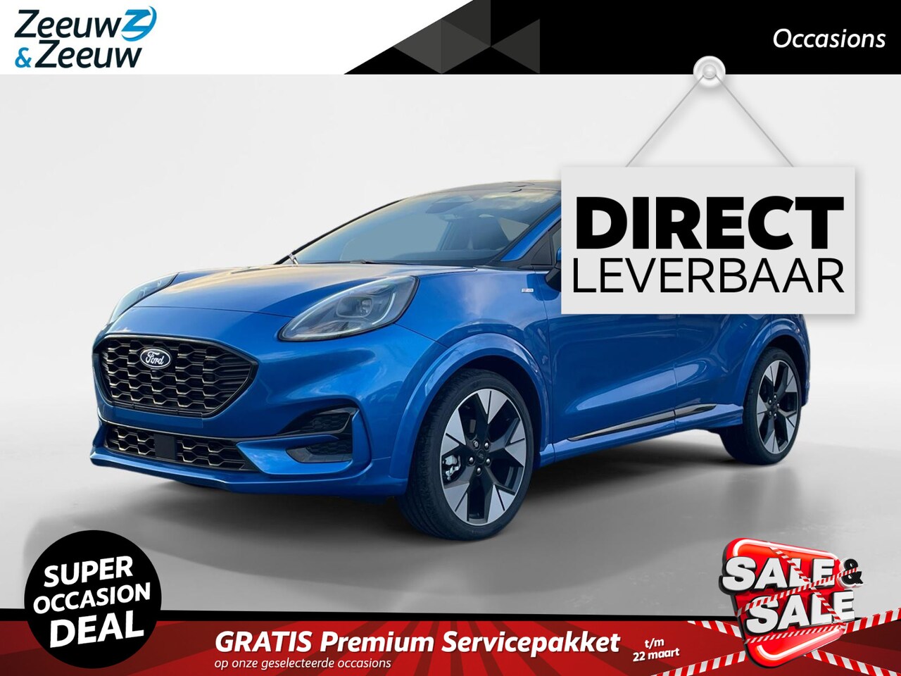 Ford Puma - 1.0 EcoBoost Hybrid ST-Line | Garantie 07/2029 | Zeer nette auto | Navigatie | Winter pack - AutoWereld.nl