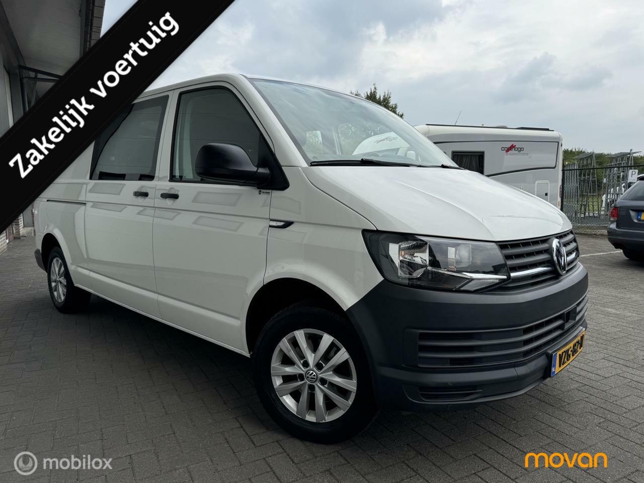 Volkswagen Transporter - 2.0 TDI LWB Highline AUT LUXE DUB CAB - AutoWereld.nl