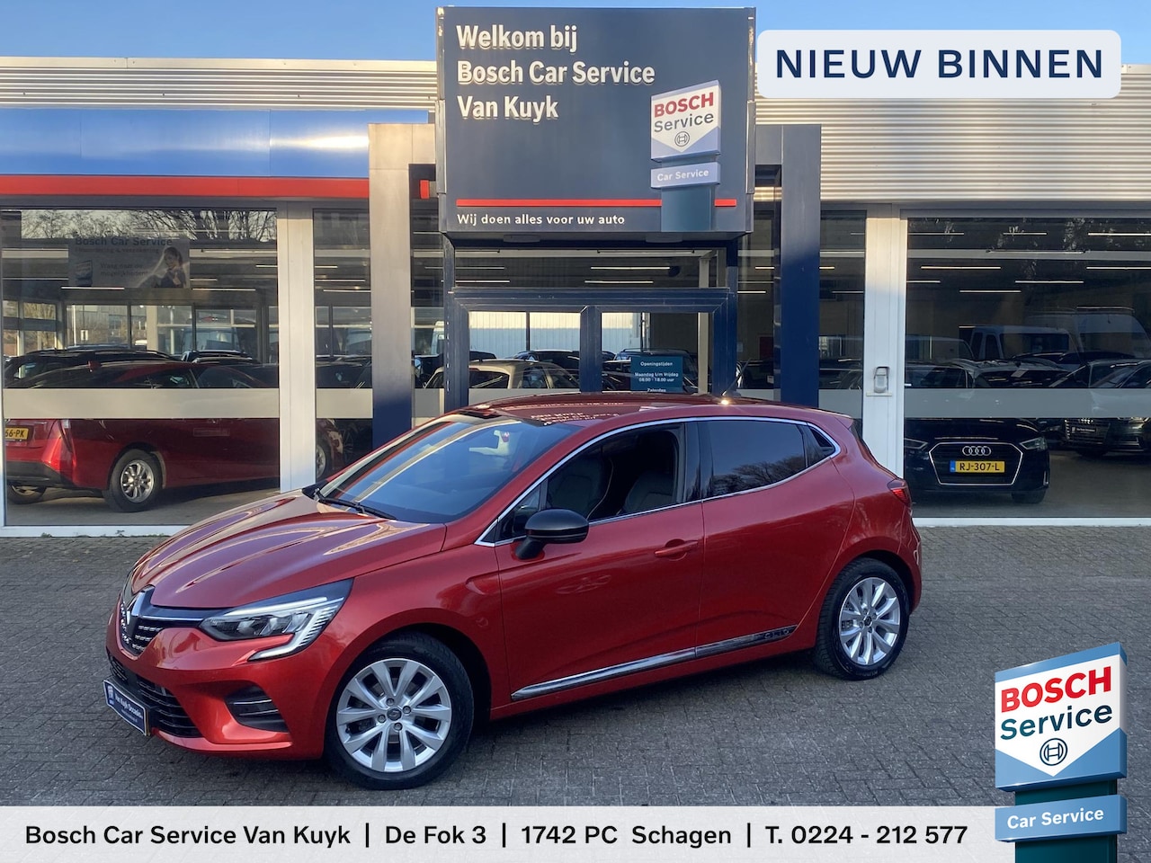 Renault Clio - 1.0 TCe Intens / NL-Auto / Keyless / Half-Leder / LED / DAB / Apple-Carplay / Navi / Camer - AutoWereld.nl