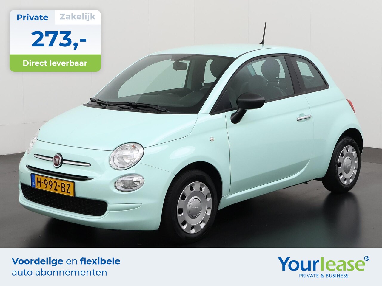 Fiat 500 - 1.2 Pop | All-in 273,- Private Lease | Zondag Open! - AutoWereld.nl