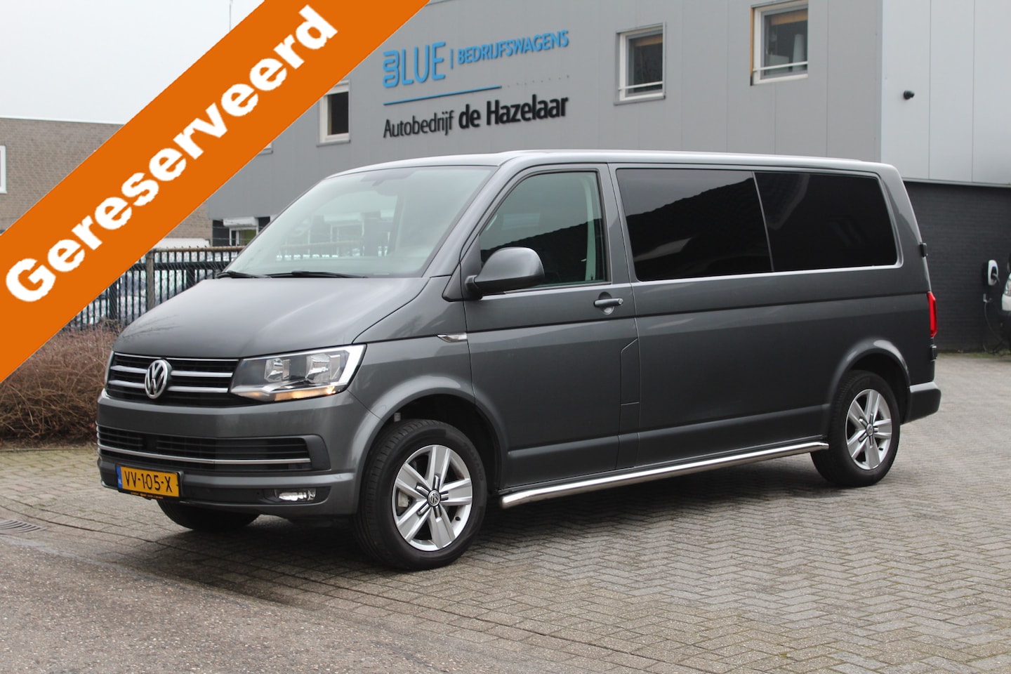 Volkswagen Transporter - T6 2.0 TDI 200PK Euro6 DSG7-Automaat L2H1 DC Highline ✓ trekhaak ✓ dubbele cabine - AutoWereld.nl