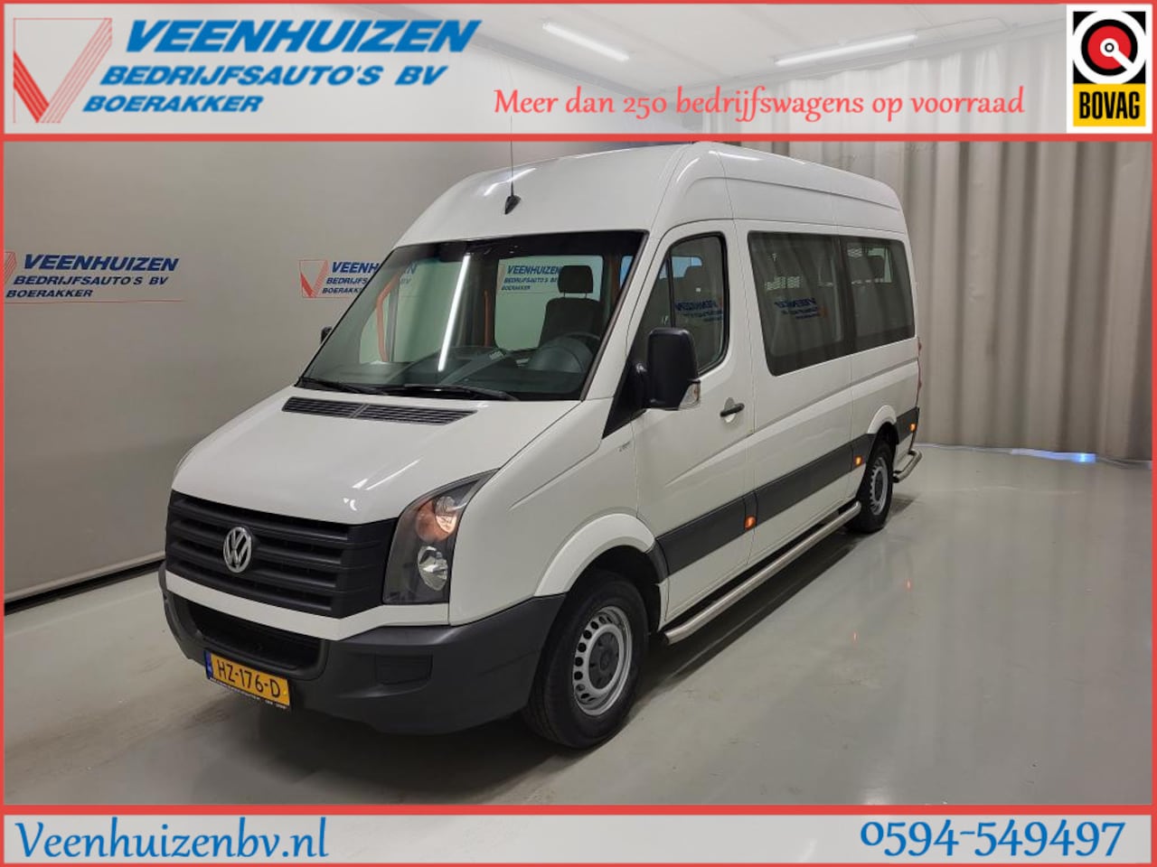 Volkswagen Crafter - 2.0TDI L2/H2 rolstoelbus 8-Persoons Euro 6! - AutoWereld.nl