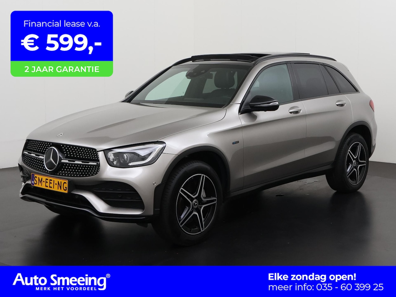 Mercedes-Benz GLC-klasse - 300e 4MATIC Premium AMG Night | Panoramadak | Trekhaak | Burmester | Adapt cruise | Zondag - AutoWereld.nl