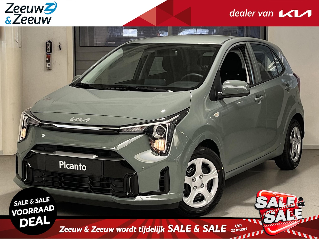 Kia Picanto - 1.0 DPI DynamicLine | Nu te bestellen! | Navi | Achteruitrijcamera | Parkeersensoren | App - AutoWereld.nl