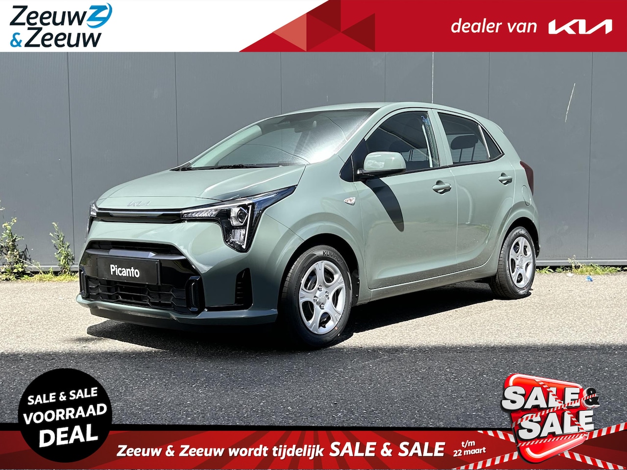 Kia Picanto - 1.0 DPI DynamicLine PRIVATE LEASE NU VANAF 299.- PER MAAND |Nieuw te bestellen | Aircondit - AutoWereld.nl