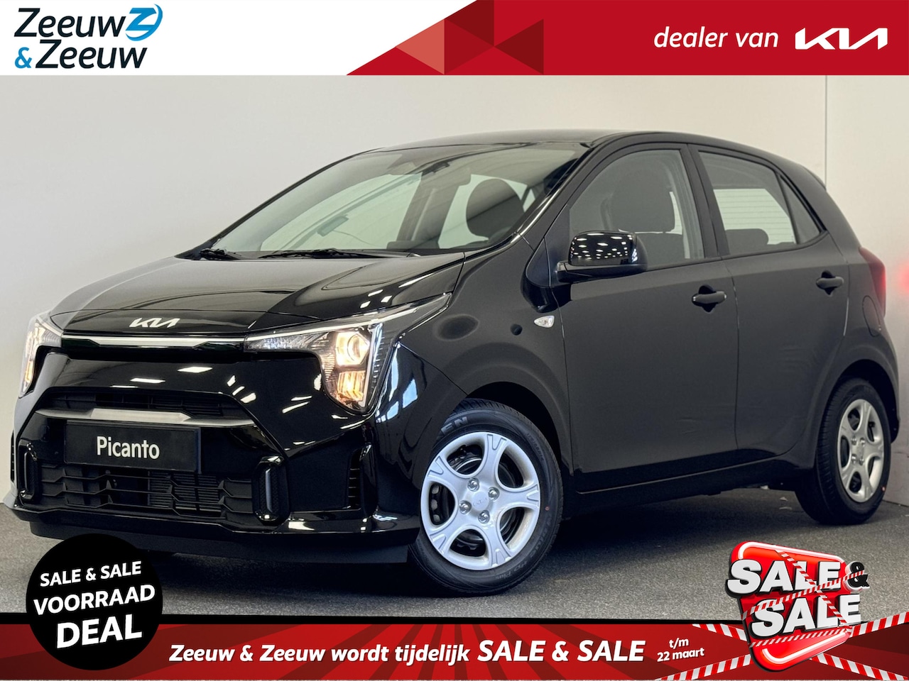 Kia Picanto - 1.0 DPI DynamicLine | €1.000 inruilvoordeel | Private Lease vanaf €309,- p.m. |  8 inch fu - AutoWereld.nl