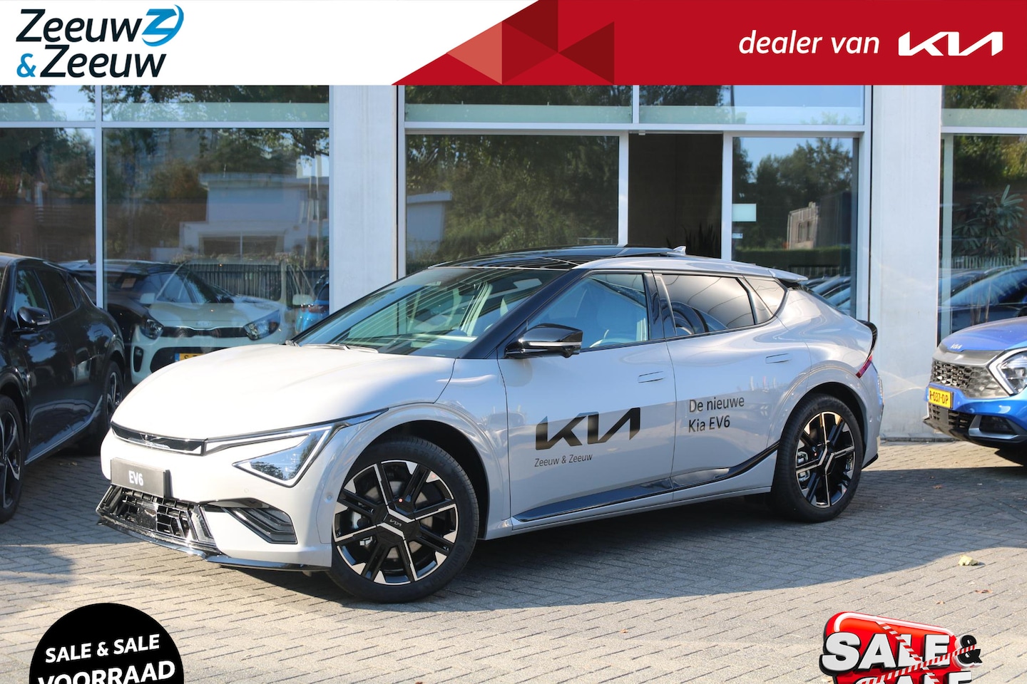 Kia EV6 - GT-Line AWD 84.0 kWh | Facelift | Nu te bestellen | Navi | Camera | Climate Control | €300 - AutoWereld.nl