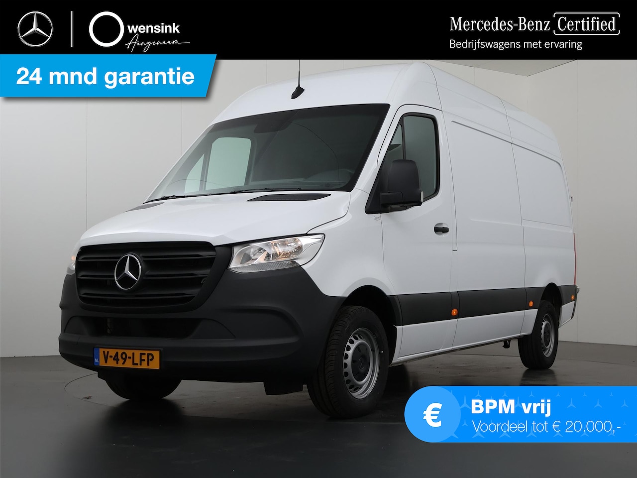 Mercedes-Benz Sprinter - 317 CDI L2 H2 | Aut. | 2800 KG AHW voorbereiding | Stoelverwarming | Parkeercamera | Alarm - AutoWereld.nl