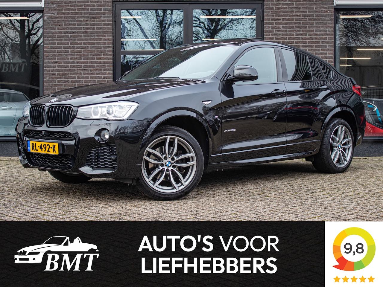 BMW X4 - F26 xDrive20i High Executive M Sport Edition / Head-up / HK / Pano/ Leer - AutoWereld.nl