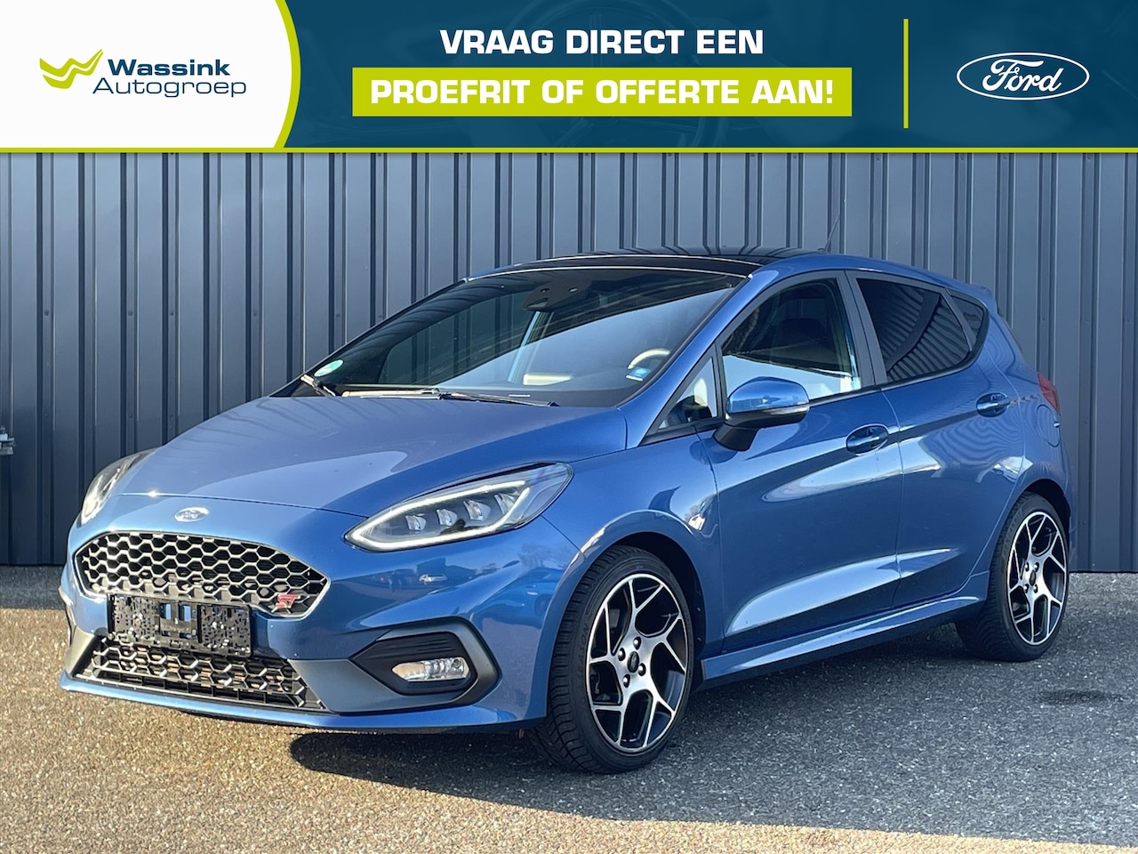 Ford Fiesta - 1.5 200pk 5dr ST-3 Navigatie | Carplay | Panoramisch Schuif/Kanteldak | Stoel-Stuur Verwar - AutoWereld.nl