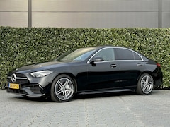 Mercedes-Benz C-klasse - 300, AMG-PAKKET, NIEUWSTE MODEL, PANO, SFEER, LEDER, CRUISE, NAVI, 360 CAMERA, DAB+, ECC-A