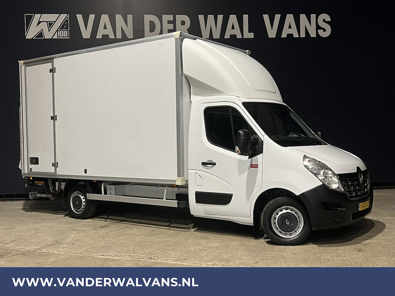 Renault Master - 2.3 dCi 131pk Bakwagen 232cm Hoog Laadklep Zijdeur Euro6 Airco | Cruisecontrol | bijrijder - AutoWereld.nl