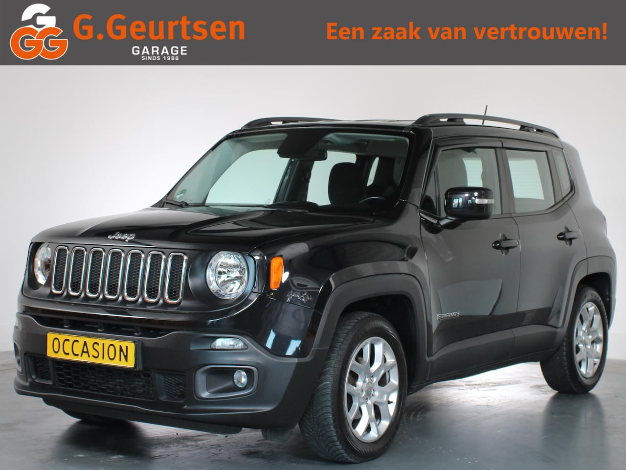 Jeep Renegade - 1.4 MultiAir Night Eagle 1.4 MultiAir Night Eagle, Automaat, Navigatie, Cruise Control, Stoel/stuur Verwarming - AutoWereld.nl