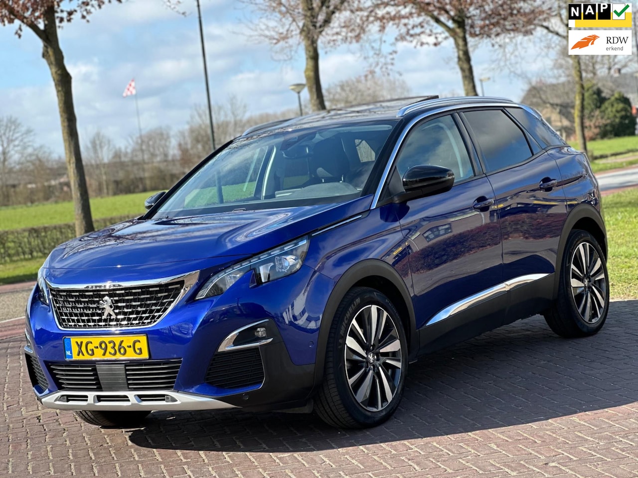 Peugeot 3008 - 1.6 Pure TECH Bleu Lease Premium181pk automaat, panoramadak,1/2 leder, afneembare trekhaak - AutoWereld.nl