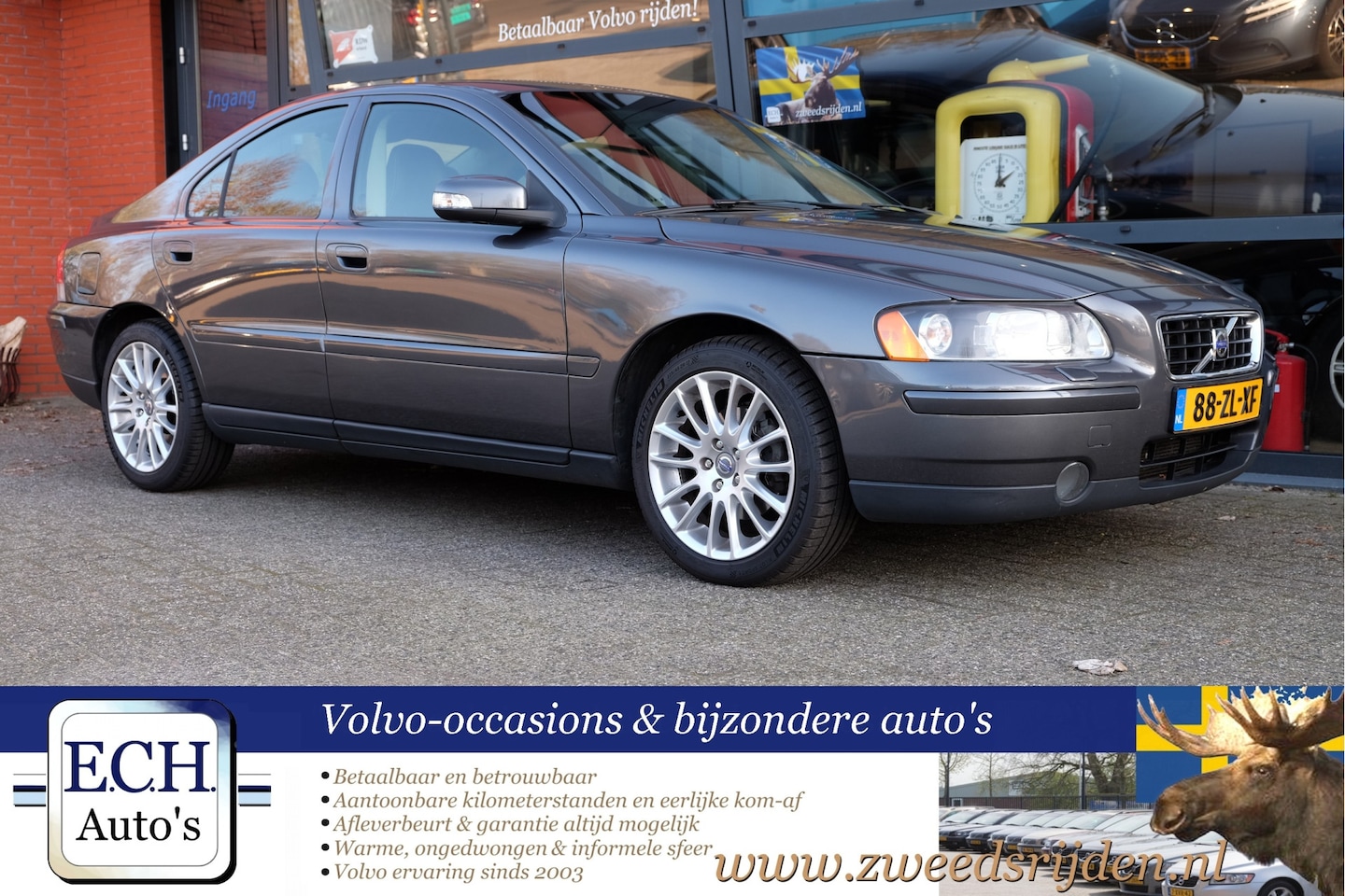 Volvo S60 - 2.4 140 pk Aut. Drivers Edition, Leer, Xenon, Trekhaak, 17 inch - AutoWereld.nl