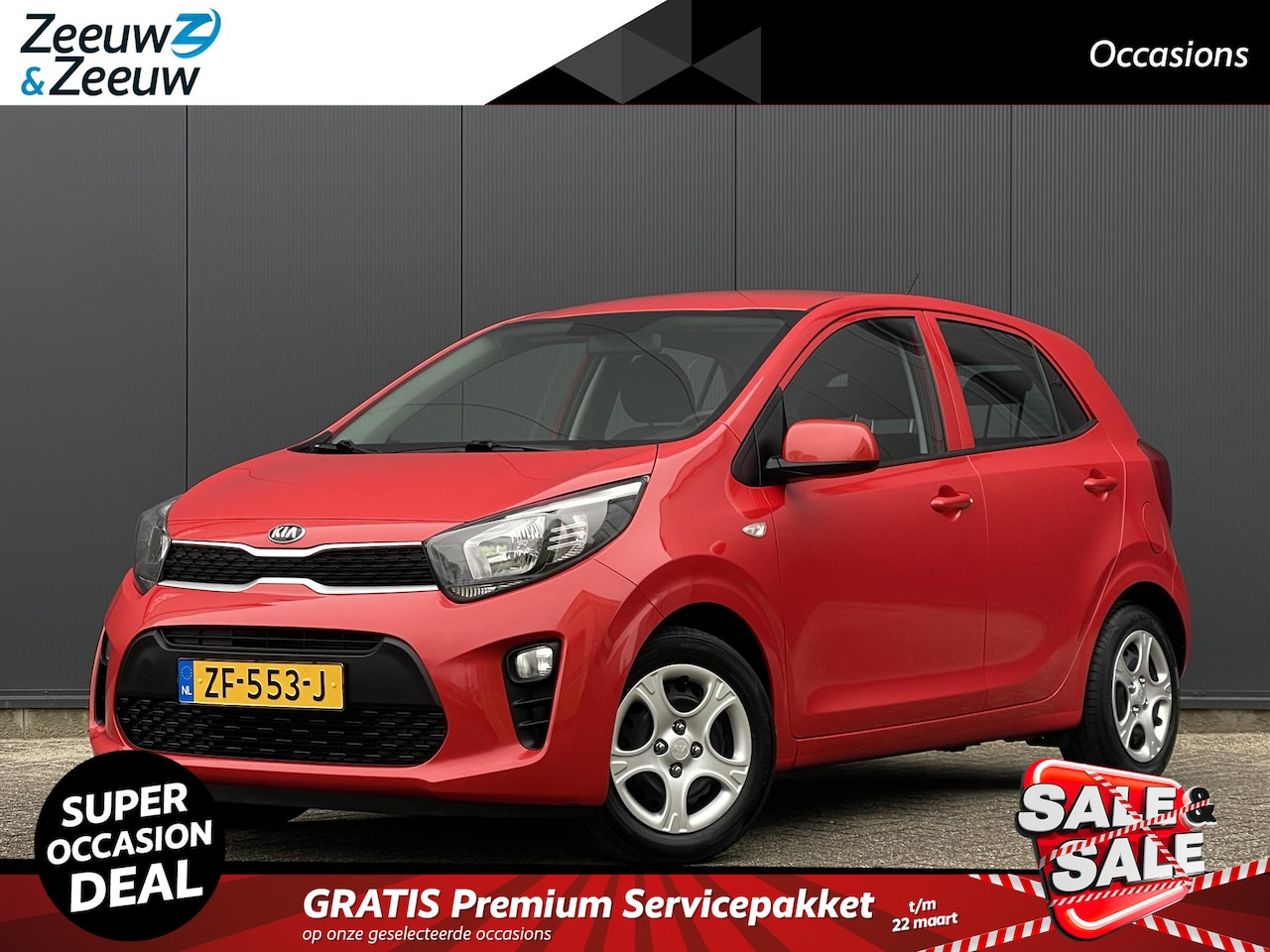 Kia Picanto - 1.0 CVVT EconomyPlusLine | Bluetooth | Radio | Lichtsensor | Airco | Dealer onderhouden | - AutoWereld.nl