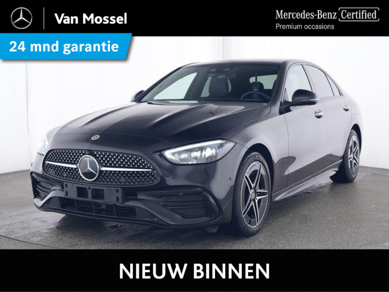 Mercedes-Benz C-klasse - 400 e 4MATIC AMG Line / Premium Plus/ Rijassistentiepakket/ Nappa/ Night/ Burmester/ Stoel - AutoWereld.nl