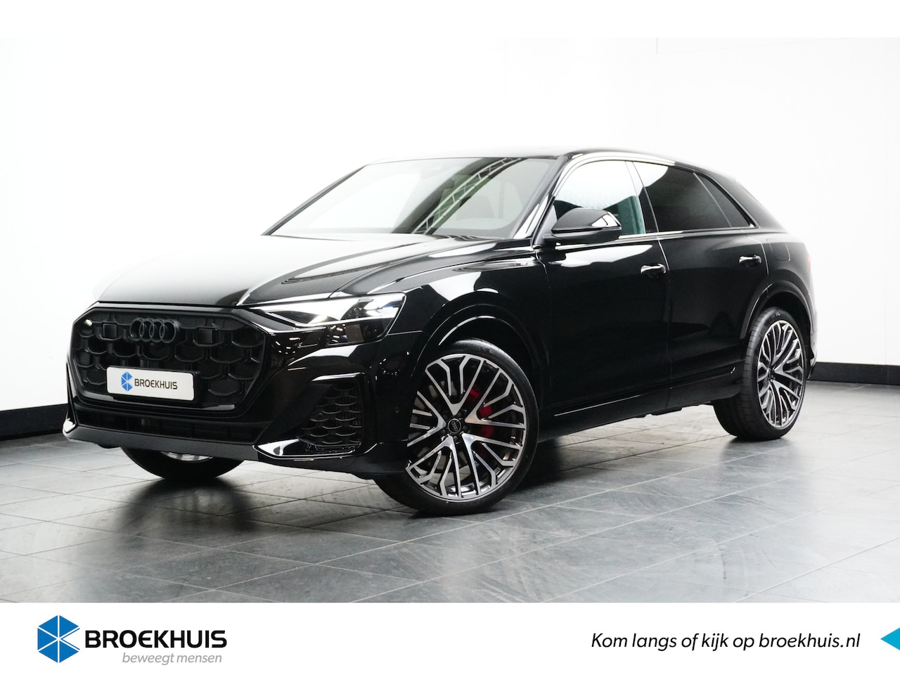 Audi Q8 - 60 TFSIe 490PK Quattro Pro Line S Competition | PANORAMADAK | TREKHAAK | LEDER - AutoWereld.nl