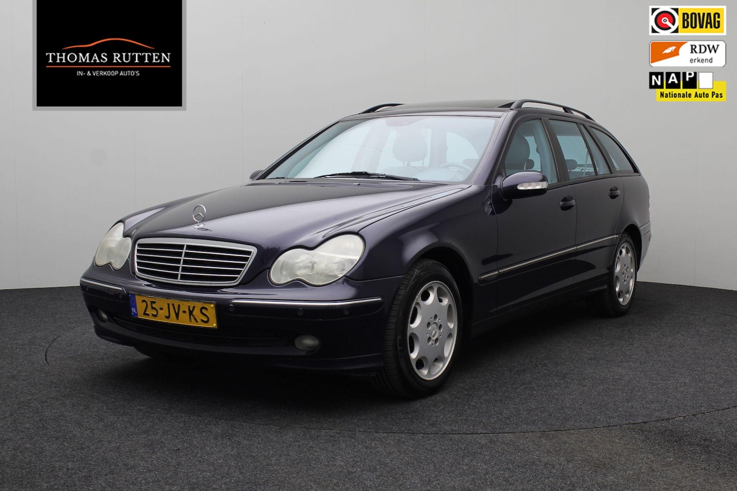 Mercedes-Benz C-klasse Combi - 240 Elegance 2002 Youngtimer | NAP | Climate control | Cruise control | Schuif kanteldak | - AutoWereld.nl