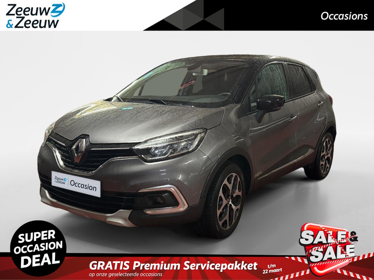 Renault Captur - 0.9 TCe Intens Navi Airco camera parkeersensoren cruise controle dodehoekdetectie dealer o - AutoWereld.nl