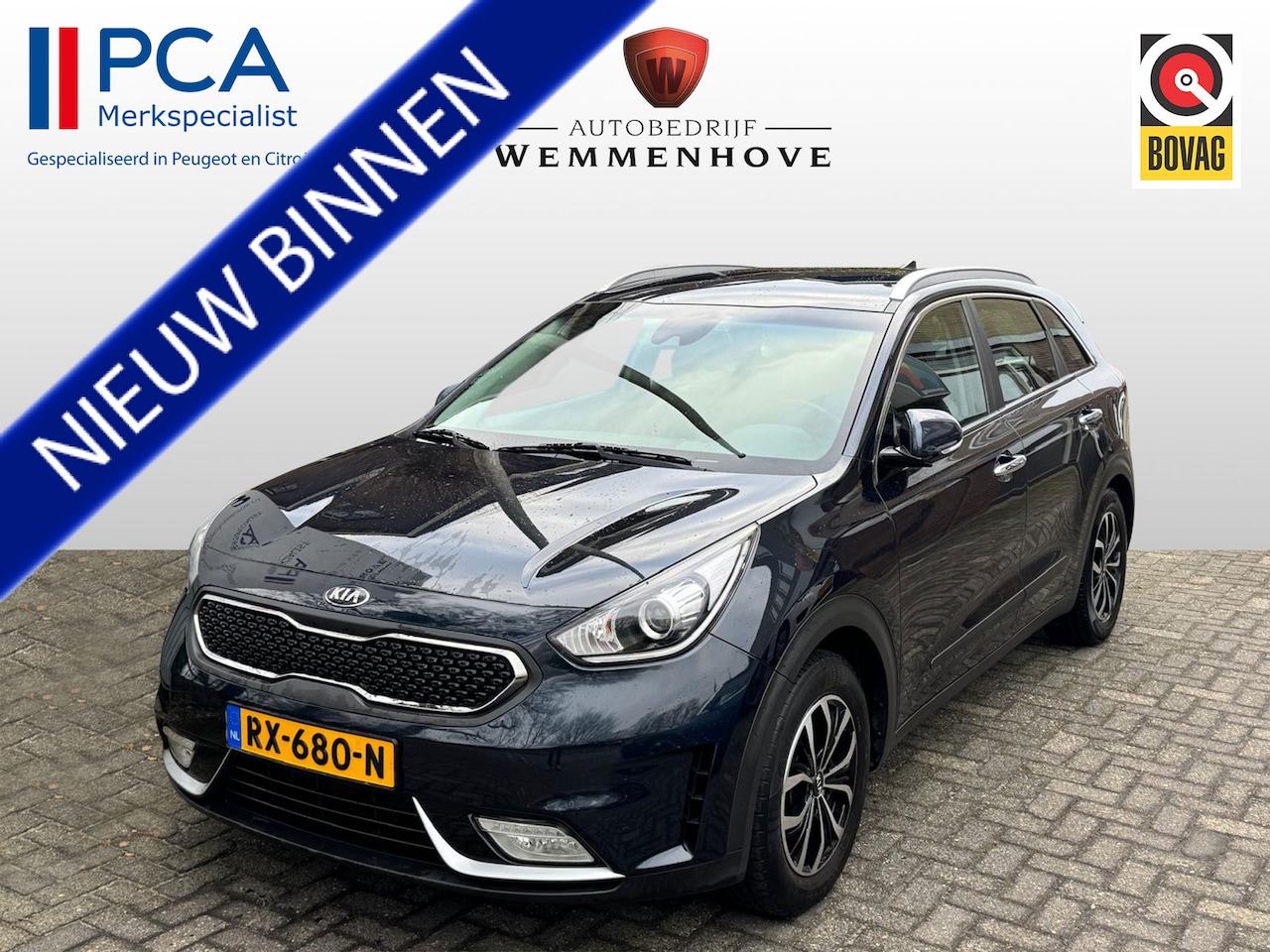 Kia Niro - 1.6 GDi Hybrid DynamicLine Airco/Navi/Camera - AutoWereld.nl