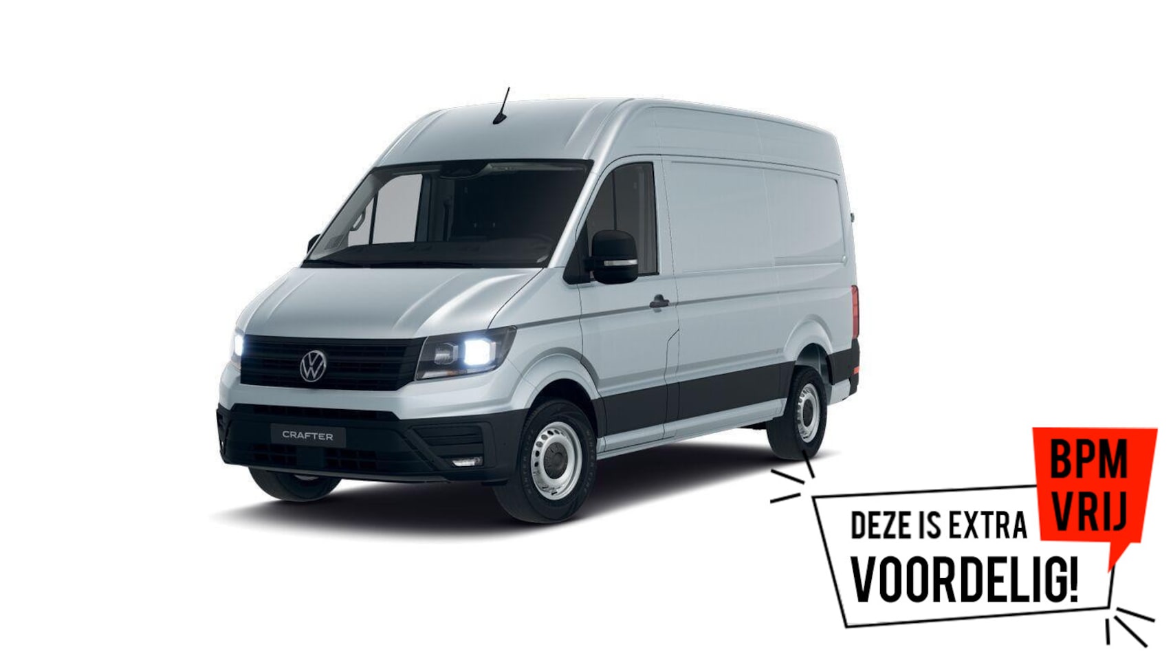 Volkswagen Crafter - Bedrijfswagens Highline L3H3 2.0 TDI 130 kW 177 pk 8 versn. Auto | BPM vrij | Middelhoog d - AutoWereld.nl