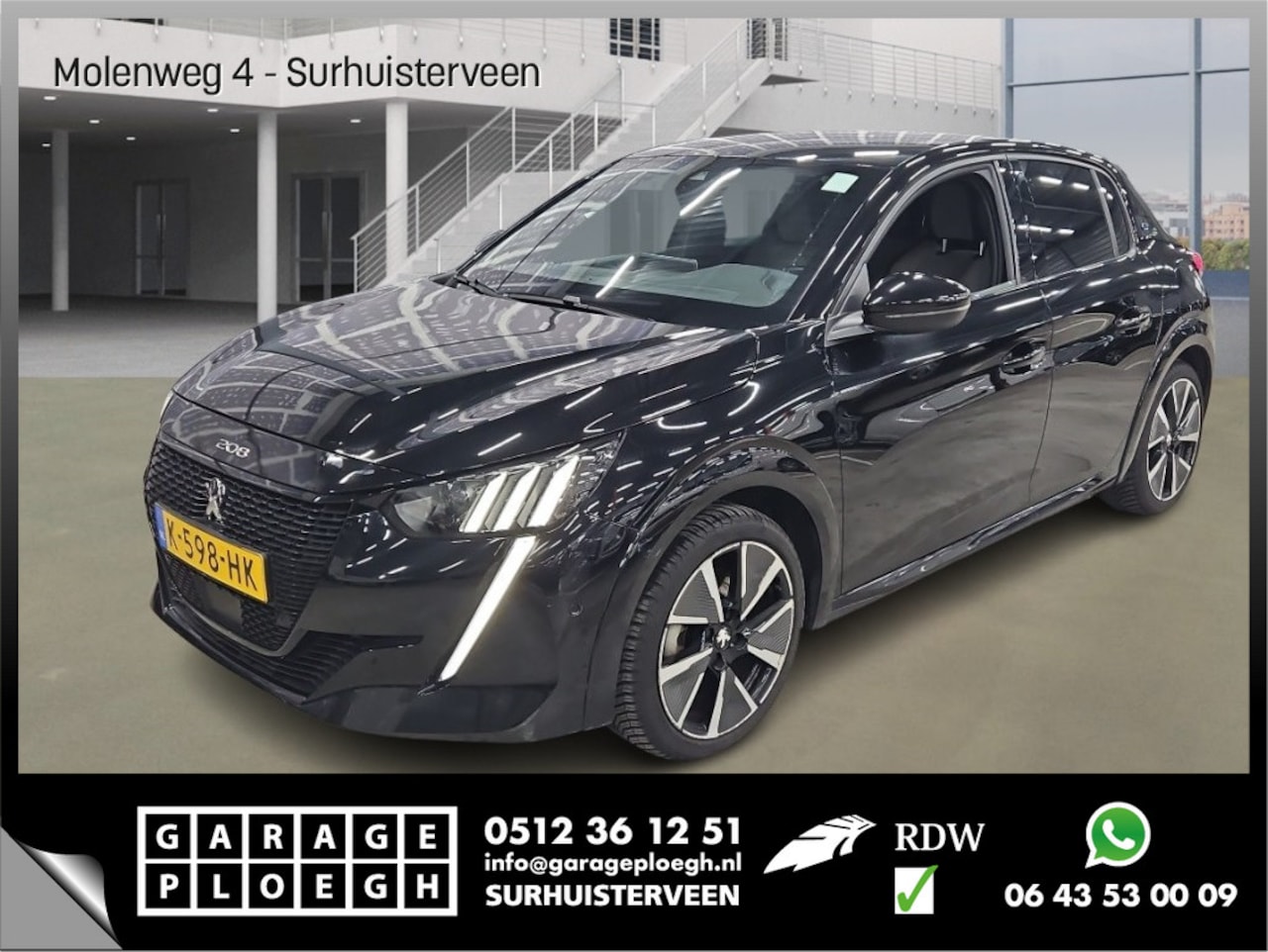 Peugeot e-208 - EV GT Pack 50 kWh H.Leer Stoelverw Carplay Nav/Camera - AutoWereld.nl