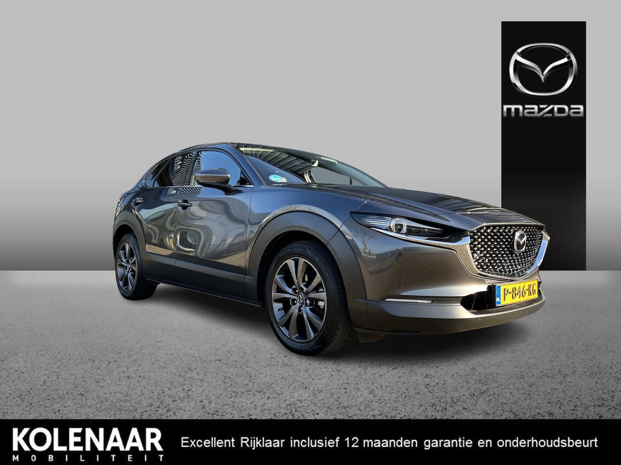 Mazda CX-30 - 2.0 e-SkyActiv-X M 186pk Hybrid Luxury /Dealeronderhouden/Carplay/Lederen bekleding/Achter - AutoWereld.nl