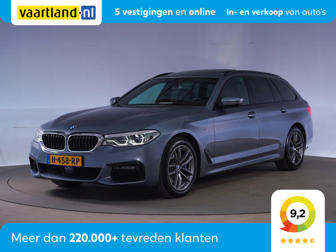 BMW 5-serie Touring - 530d xDrive M Sport High Exec. Aut. [ Pano HUD 360°cam HiFi ] - AutoWereld.nl