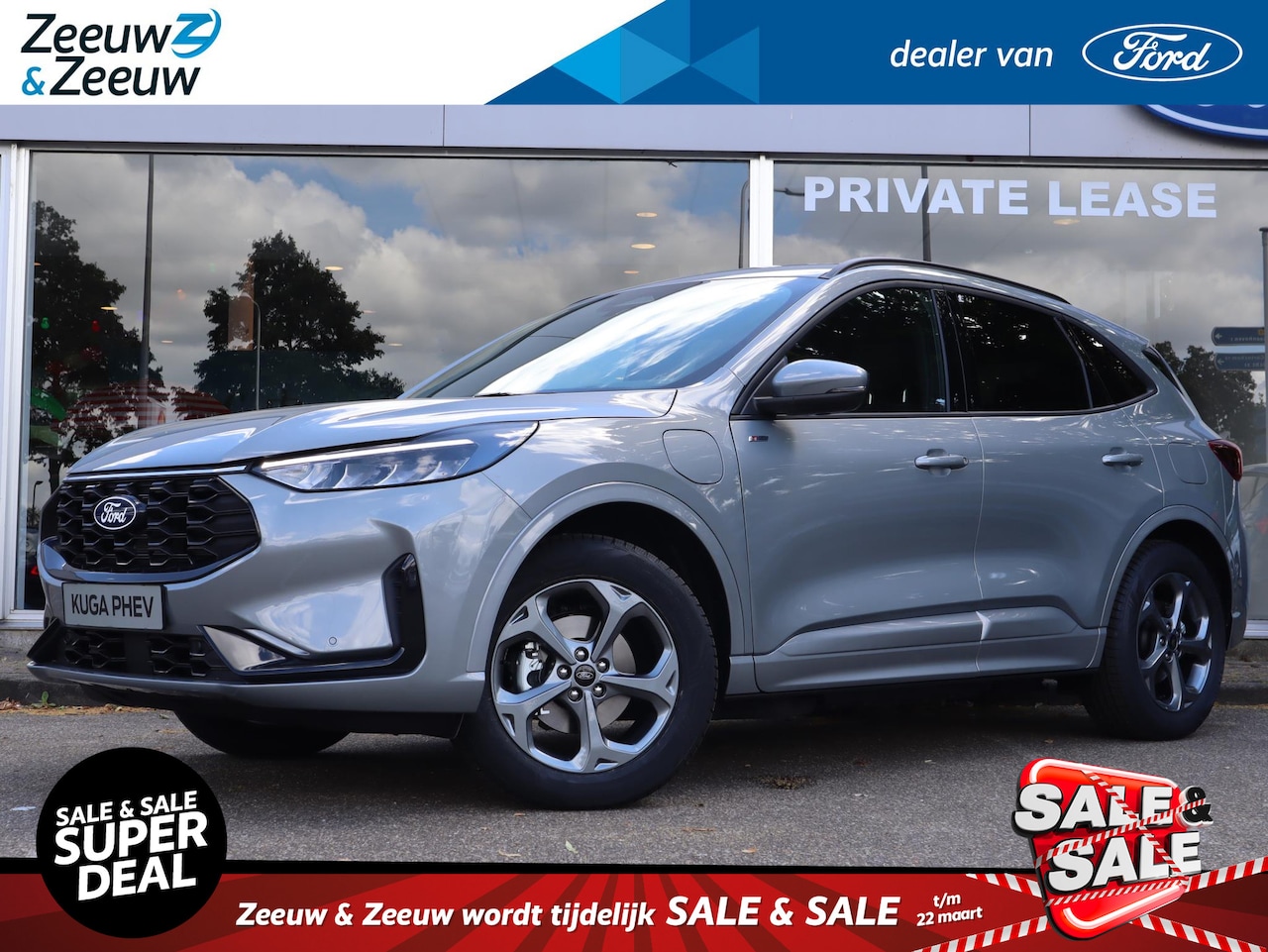 Ford Kuga - 2.5 PHEV ST-Line | Winterpack | El. Trekhaak | Draadloze Apple Carplay&Andorid Auto | Came - AutoWereld.nl