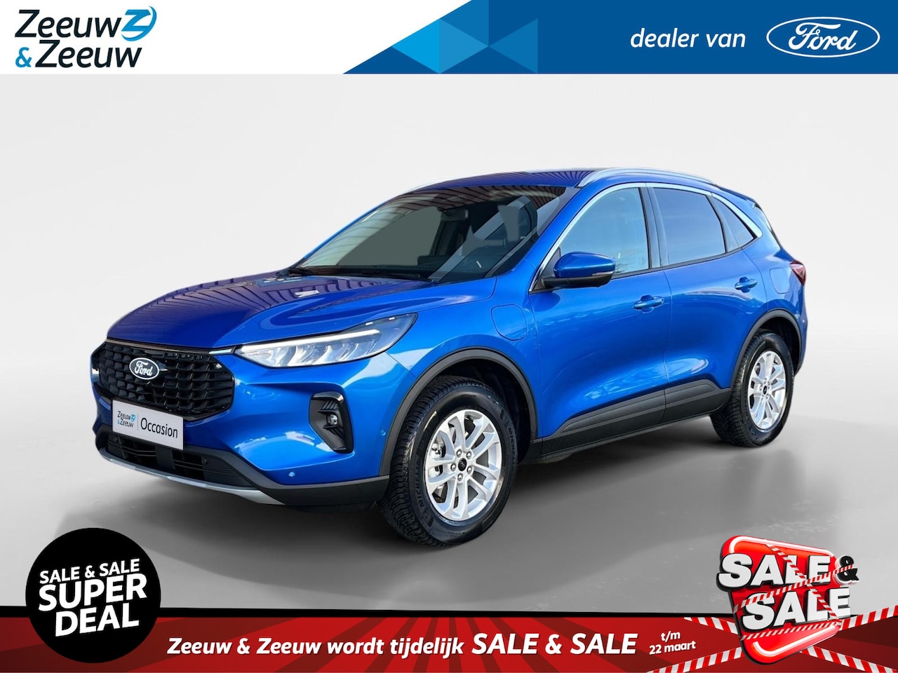 Ford Kuga - 2.5 PHEV Titanium | Actiekorting €4000,- | Private Lease vanaf €544,- p/m | 2100KG Trekgew - AutoWereld.nl