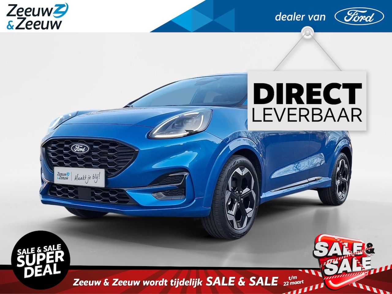 Ford Puma - 1.0 EcoBoost Hybrid ST-Line X | OP=OP | 4.000,- korting | Winterpack | Camera | 18" Lichtm - AutoWereld.nl