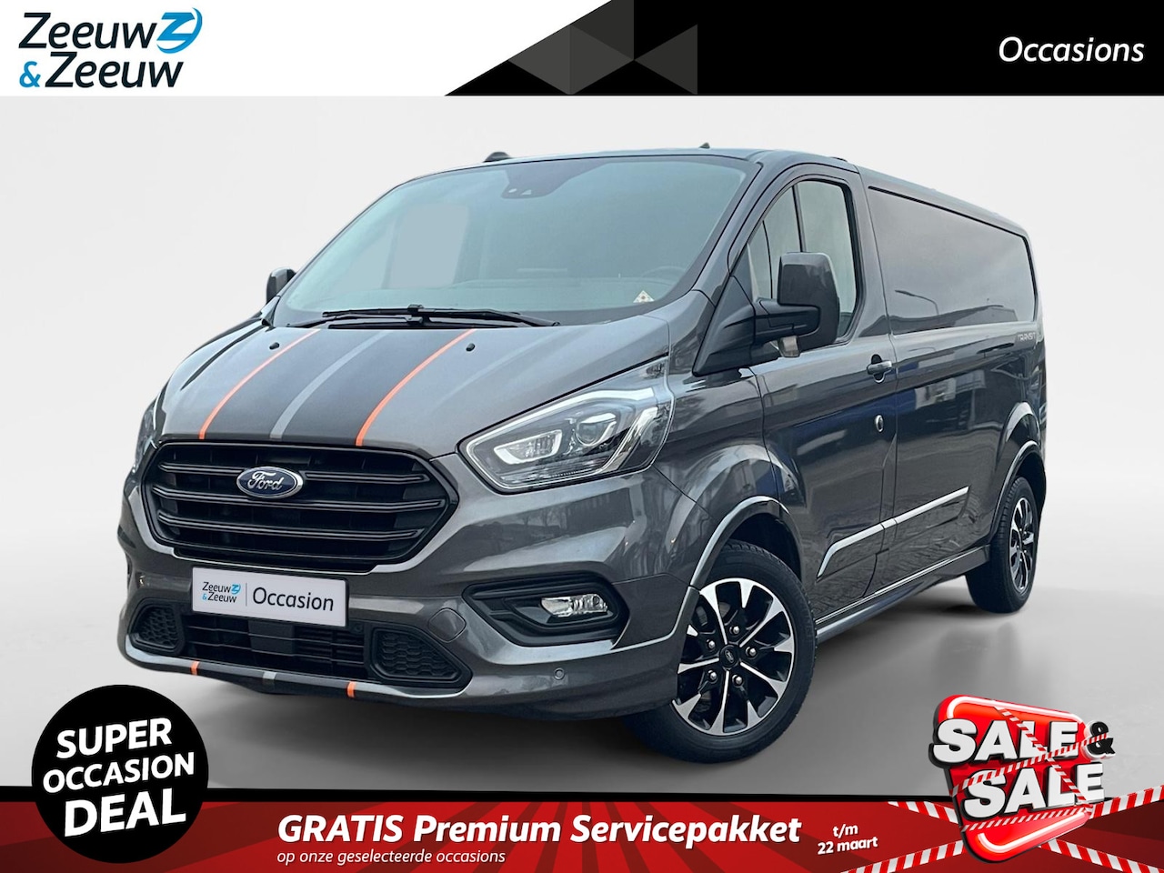 Ford Transit Custom - 320 2.0 TDCI L2H1 Sport automaat | Trekhaak | Achteruitrijcamera | Stoel-en voorruitverwar - AutoWereld.nl