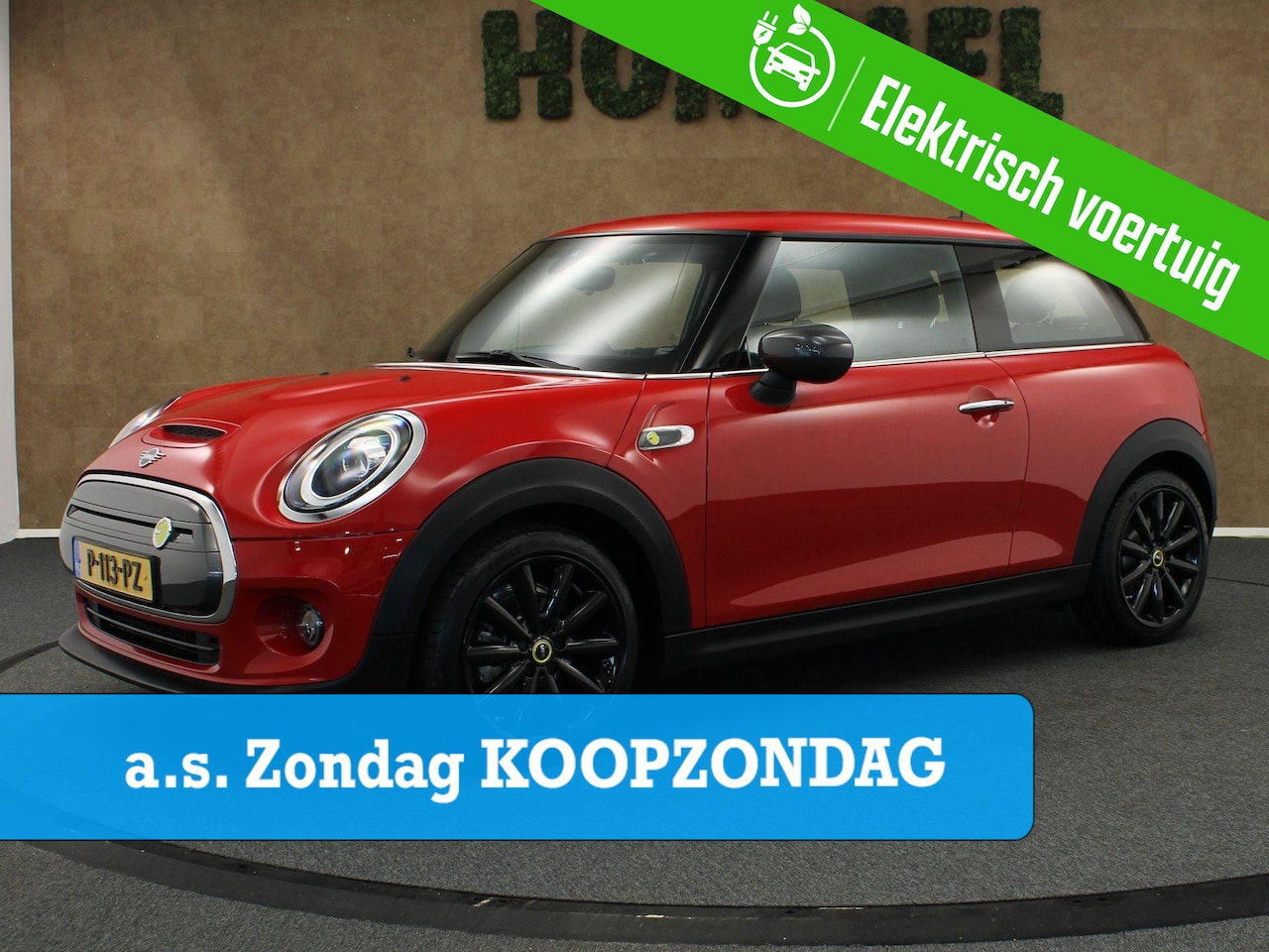 MINI Mini-Electric - Essential 33 kWh - APPLE CARPLAY/ANDROID AUTO - VOORSTOELEN VERWARMD - HEMELBEKLEDING ZWAR - AutoWereld.nl