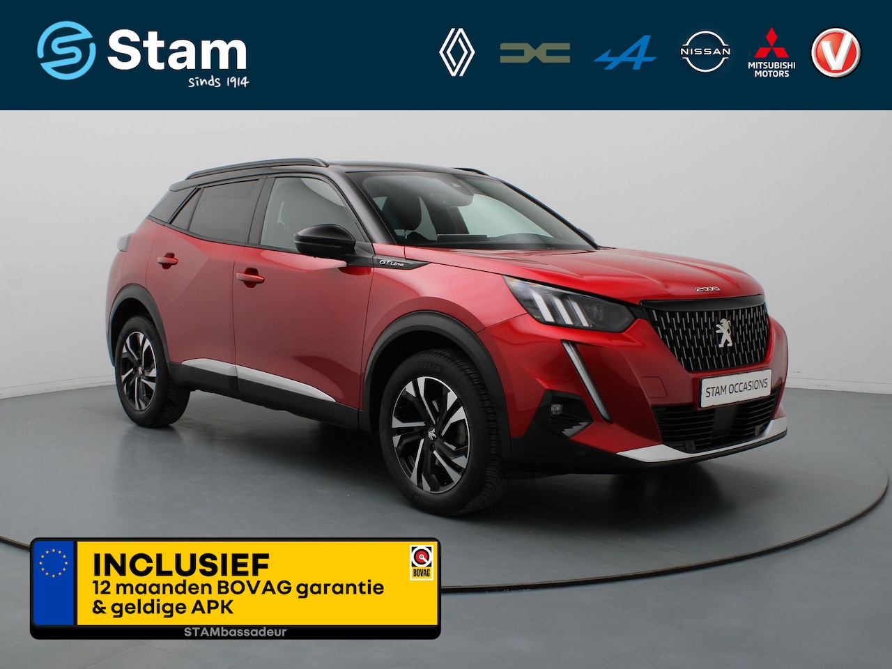 Peugeot 2008 - 130pk PureTech GT-Line AUTOMAAT Achteruitrijcamera | Navig | Trekhaak - AutoWereld.nl