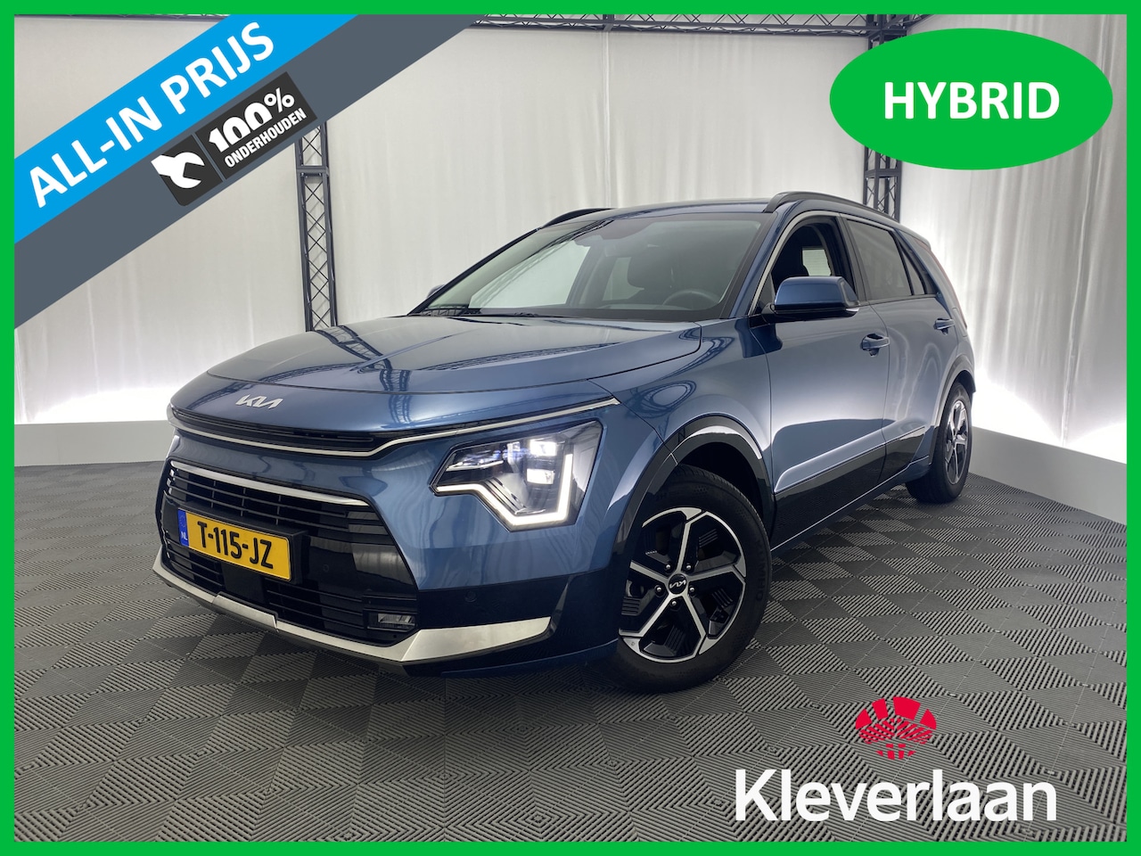 Kia Niro - 1.6 GDi Hybrid DynamicPlusLine Automaat | Apple CarPlay | ACC | Leder | Stoel- en stuurver - AutoWereld.nl