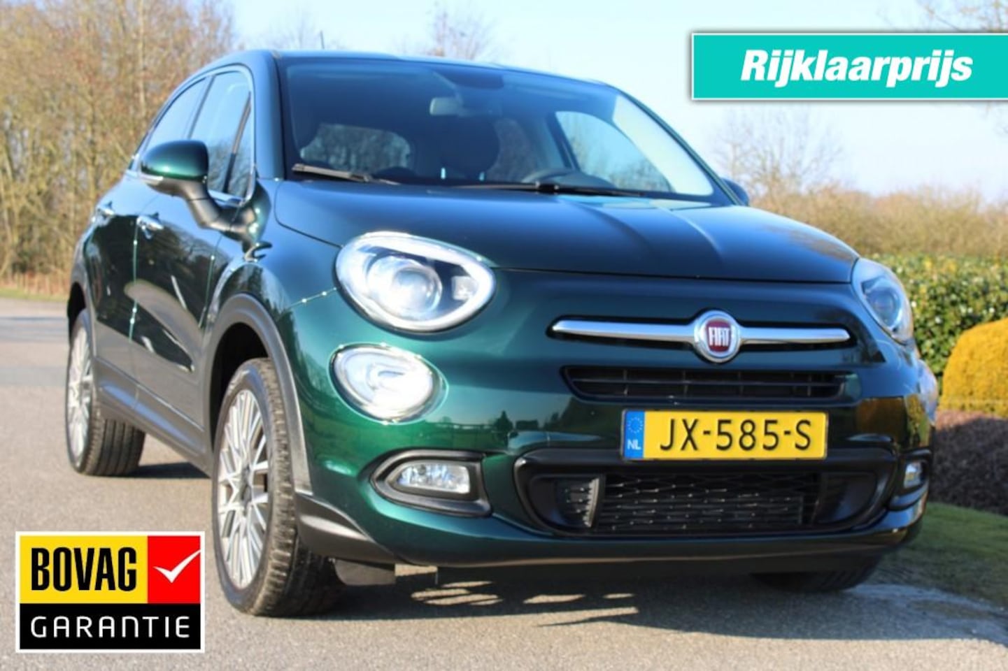 Fiat 500 X - 1.4T 140pk Multi-air Lounge  leer/ECC/cruise/navi/43.179km! - AutoWereld.nl