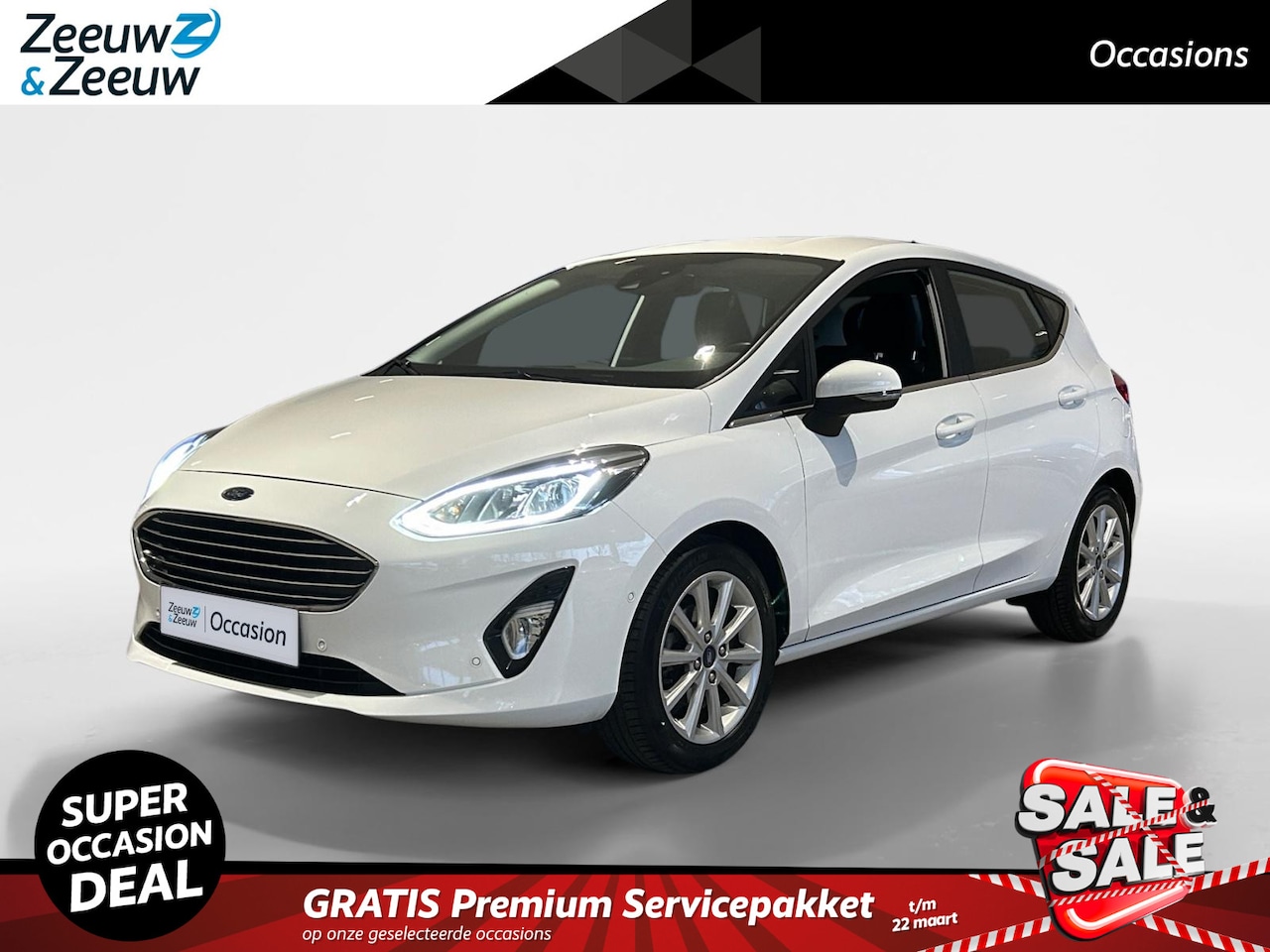 Ford Fiesta - 1.0 EcoBoost Titanium 100pk | Dealeronderhouden | Stoel- stuur en voorruitverwarming | Nav - AutoWereld.nl