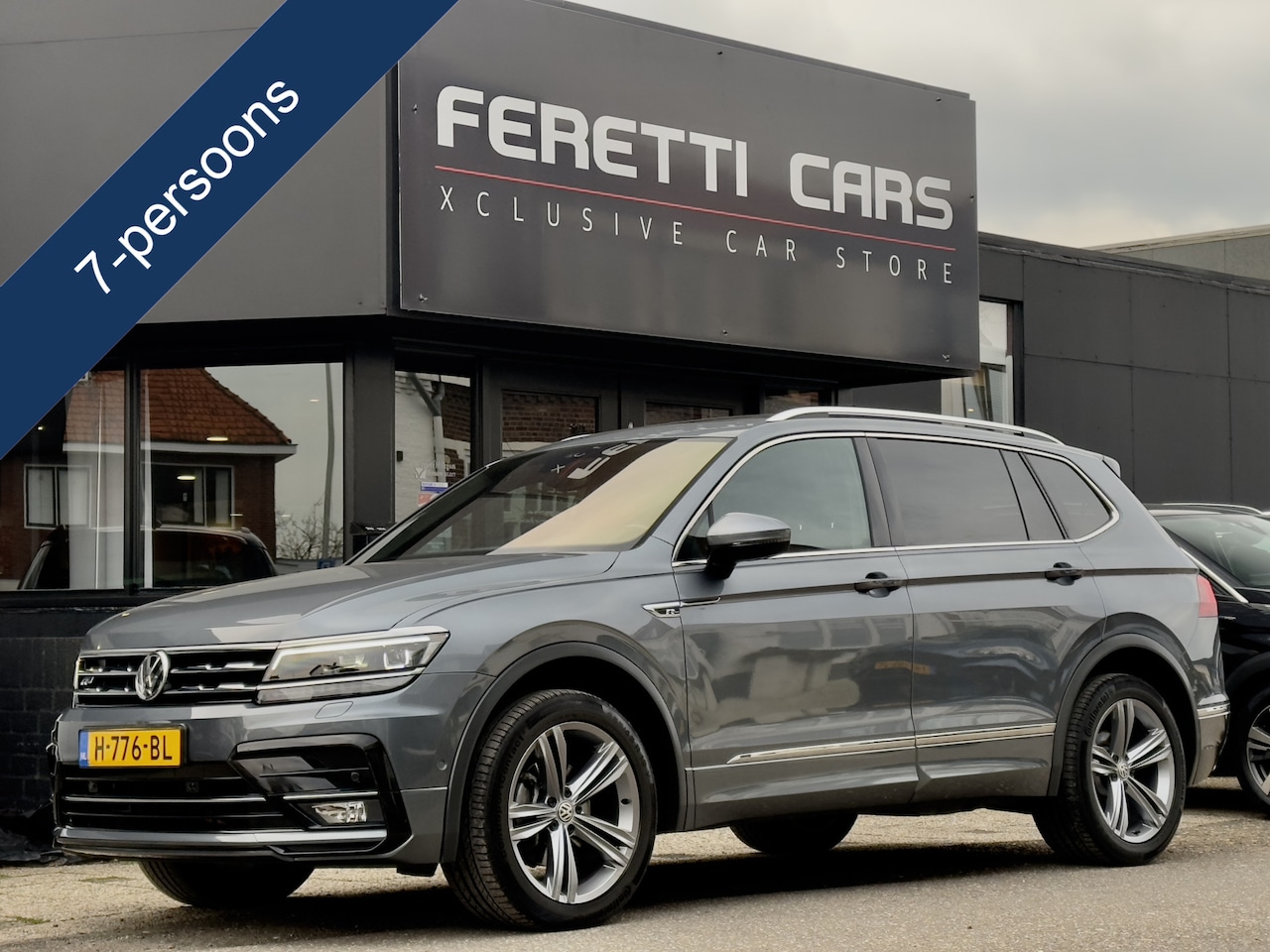 Volkswagen Tiguan Allspace - 1.5 TSI AUT7 3X R-LINE HIGHLINE 7PRS PANODAK NAVI CAMERA DIGI-DASH CARPLAY LED LMV PDC - AutoWereld.nl