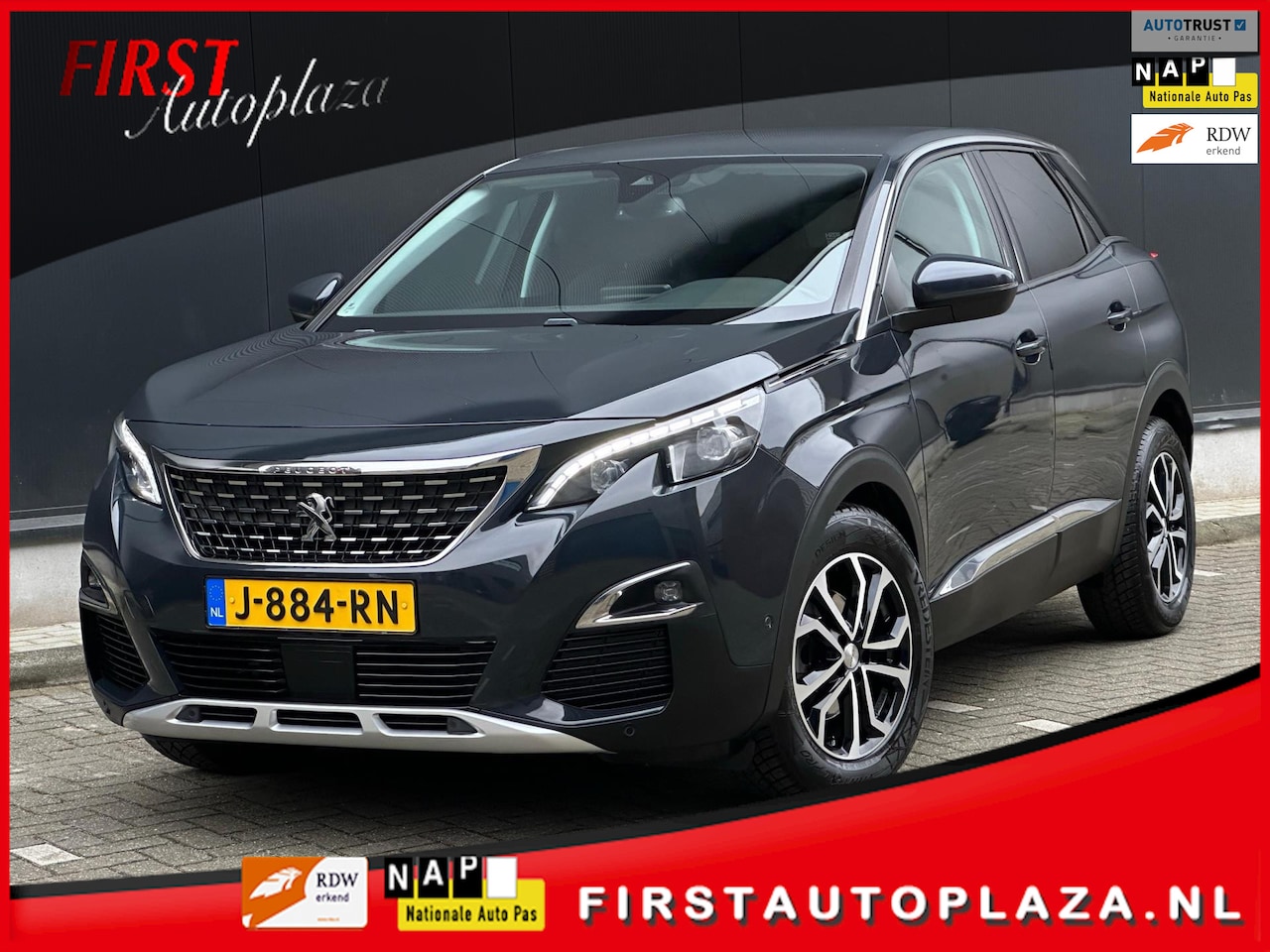 Peugeot 3008 - 1.2 PureTech Allure AUTOMAAT NAVI/360 CAMERA/DODEHOEK/GARANTIE | KEURIGE AUTO ! - AutoWereld.nl