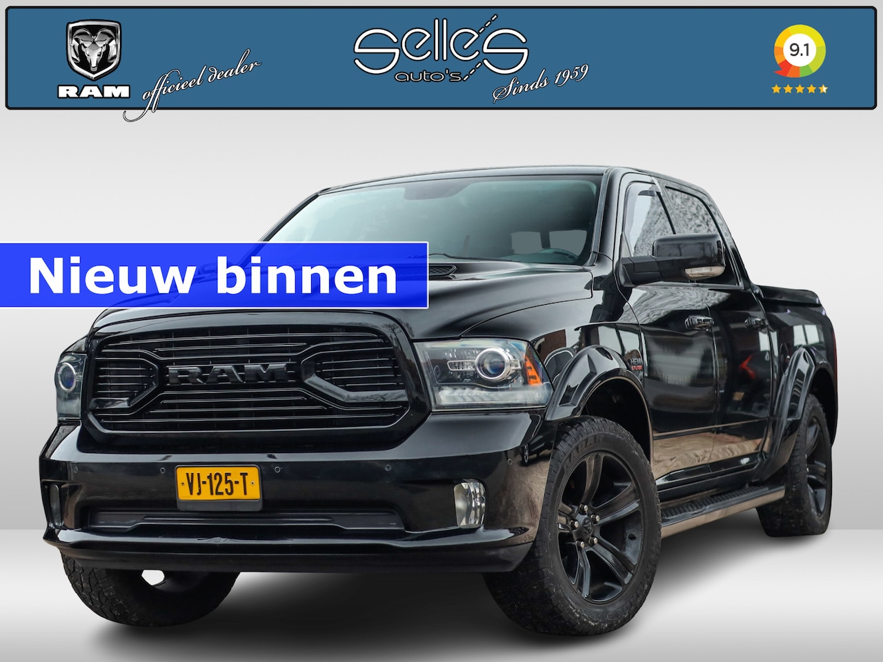 Dodge Ram 1500 - 5.7 V8 4x4 Crew Cab Sport | Luchtevering | Cutout | Night Pacakge | LPG - AutoWereld.nl