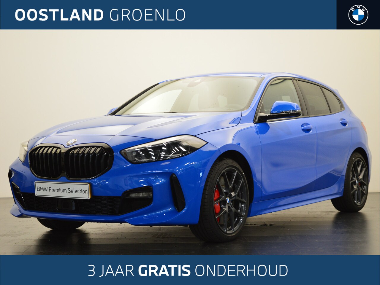 BMW 1-serie - 118i M Sport (incl. 3 jaar gratis onderhoud) / Sportstoelen / Adaptieve LED / Active Cruis - AutoWereld.nl