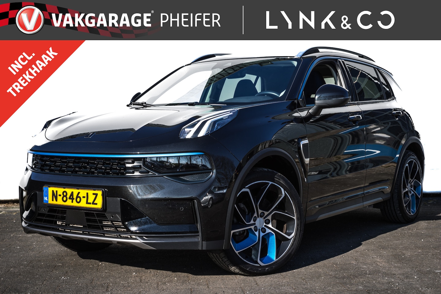 Lynk & Co 01 - 1.5 Plug-In Hybrid 262pk Trekhaak/ Panoramadak/ Camera/ Adapt. cruise/  Infinity Audio/ Na - AutoWereld.nl