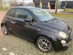 Fiat 500 - 0.9 TwinAir Blackjack Turbo 86 pk Panorama dak. Metallic zwart