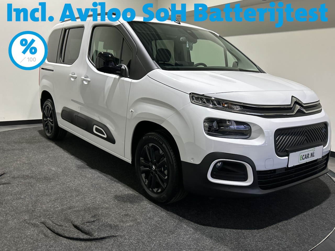 Citroën ë-Berlingo - M Shine 50 kWh | 7 PERSOONS! | Head-up display | Park assist pakket | Navigatie pakket | W - AutoWereld.nl